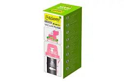 Термопляшка дитяча Maestro MR-1640-35-C 350мл Unicorn червона з малюнком - мініатюра 4