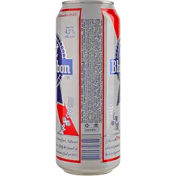 Пиво Pabst Blue Ribbon світле 0.5л 5% з/б - мініатюра 4