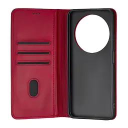 Чохол-книжка Premium Xiaomi Redmi 14C 4G/Redmi 14R/Redmi A3 Pro/Poco C75 4G Red - мініатюра 2
