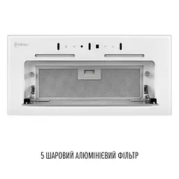 Витяжка повновбудована PERFELLI NUOVA 6JWR BIANCO - мініатюра 11