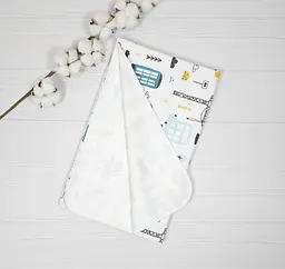 Пелюшка з комфортером A.L.Babybox Машини в місті М'ятний (NA 24320258) - мініатюра 3