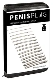 Набір уретральних стимуляторів - PPlug 14-Piece Dilator Set