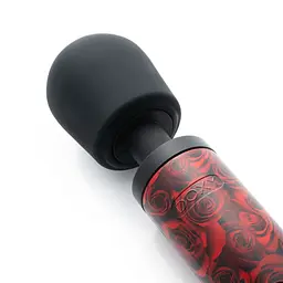 Вібромасажер DOXY Original ROSE PATTERN, дуже потужний, живлення 220В, пульсівні вібрації - мініатюра 3