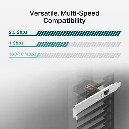 Мережева карта TP-LINK TX201 1x2.5GE, PCI Express x1 - мініатюра 6