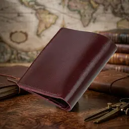 Жіноче глянсове шкіряне портмоне Shvigel 16484 бордове - мініатюра 3