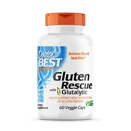 Натуральна добавка Doctor's Best Gluten Rescue 60 вегакапсул