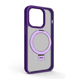 Чехол для Apple iPhone 14 Pro, Unit Stand, фиолетовый, MagSafe, противоударный защитный чехол-панель с подставкой, поддержкой магнитных держателей и беспроводной зарядки, защита всего корпуса, силикон + поликарбонат, ArmorStandart (ARM70561)