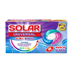 Капсули для прання Solar Household Universal 20 шт. (4820269930230)