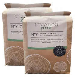 ЕКО підгузки-трусики LILLYDOO Green 7 (17+ кг), 34 шт