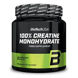 Креатин BioTech 100% Creatine Monohydrate, 500 грам