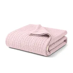 Плед-покривало Cosas Knitted Braid Petal косичка 160х230 см (Blanket_11-1Petal_KnittedBraid_160x230)