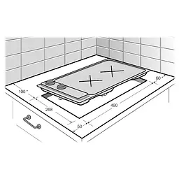Варильна поверхня Beko HDCG32220FX газова - мініатюра 2