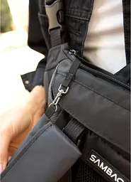 Велика жіноча поясна сумка бананка для планшета Sambag 38х21 см sum0027230 - мініатюра 10