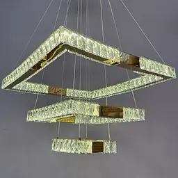 Люстра Linisoln 7965-60*40*20 FG метал, кришталь, LED, 120-50 см, 60*40*20 см, 100 Вт - мініатюра 4