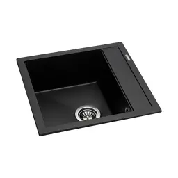 Мийка кухонна GRANADO MERIDA black shine (gr0301) - мініатюра 2