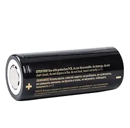 Акумулятор 26650 Sofirn 5000 mAh літій-іонна акумуляторна батарея Li-Ion 10А, 3.7V Плоский плюс (19303) - мініатюра 1
