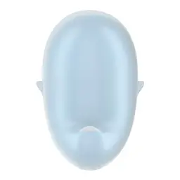 Вакуумний стимулятор клітора з вібрацією Satisfyer Cutie Ghost блакитний - мініатюра 4