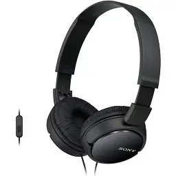 Навушники Sony On-ear MDR-ZX110AP 3.5 mini-jack Mic чорні - мініатюра 3