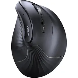 Мишка UGREEN 2.4GHz MU008, бездротова, 4000dpi., 4кн.,Silence Design, Чорна - мініатюра 2