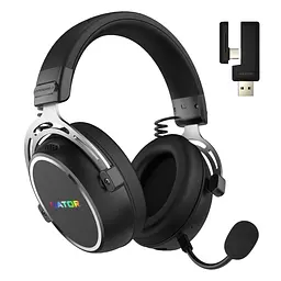 Гарнiтура Hator Hypergang 3 Wireless Чорний (ESH55)