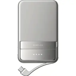 Зовнішній акумулятор EcoFlow RAPID Magnetic 5000mAh 30W Silver [EF-RAPID5000-B-EU] [116823] - мініатюра 2