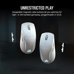 Миша Corsair M75 Wireless White (CH-931D011-EU) - мініатюра 6