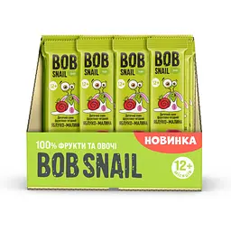 Дитячий снек  Bob Snail Яблуко-Малина 17 г - мініатюра 3