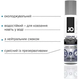 Охолоджувальний лубрикант на силіконовій основі System JO Premium - Cooling (30 мл) - мініатюра 3