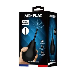 Анальний душ - Mr.Play Anal Douche Blkc Black - мініатюра 7