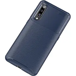 Чохол-накладка Toto TPU Carbon Fiber 1.5 mm Case Xiaomi Mi 9 Dark Blue - мініатюра 2