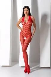 Бодістокінг з плетінням на животику Passion BS100, One Size - мініатюра 8