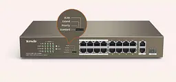 Комутатор Tenda TEF1118P-16-150W - мініатюра 7