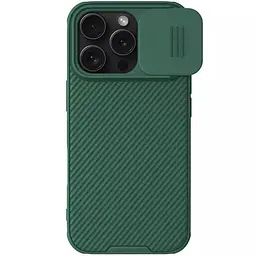 Карбонова накладка Nillkin CamShield Pro для Apple iPhone 16 Pro Max (6.9) Deep Green - мініатюра 3
