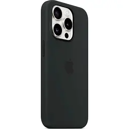 Чохол Silicone Case with MagSafe для Apple iPhone 15 Pro Black AAA [93260] - мініатюра 2