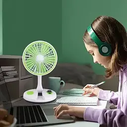 Настільний вентилятор з LED підсвіткою та USB, KC-7900 - мініатюра 2