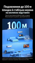 З’єднувач мережевих кабелів UGREEN NW261 Ethernet з двома гніздами RJ45 до 10 Гбіт/с без окремого живлення з металевим екрануванням з позолоченими контактами темно-сірий (15117) - мініатюра 9