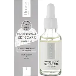 Відбілювальна кислотна сироватка для обличчя Lirene Whitening Serum 10%, 30 мл - мініатюра 2