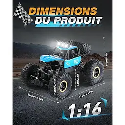 Автомобіль Aucaer з дистанційним керуванням 4x4 All Terrain - висока швидкість 20 км/год з незалежною підвіскою - мініатюра 6