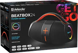 Портативна акустика Defender Beatbox 24 25Вт Black (65324) (7151829) - мініатюра 5