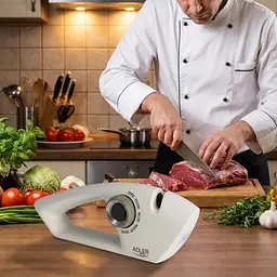 Точилка Adler AD 4530, 5-етапна, для ножів і ножиць, алмазна та керамічна, відновлює гостроту, для гладких і зубчастих ножів - мініатюра 4