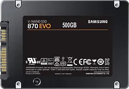 SSD накопичувач Samsung 870 EVO 500GB (MZ-77E500BW) [81636] - мініатюра 5