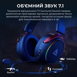 Игровая гарнитура Ajazz AHW10 Black (AHW10-B) - миниатюра 8