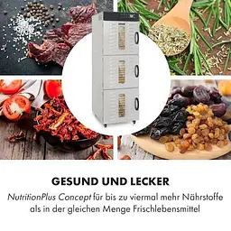 Дегідратор сушарка для овочів фруктів Klarstein Master Jerky 550 (10034546) - мініатюра 7