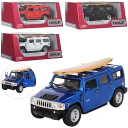 Машинка іграшкова Kinsmart KT5337WS1 Hummer H2 інерція метал 16 x 7,5 x 7 см