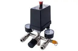 Прессостат реле тиску для компресора в зборі Intertool PT-9097 380 В - мініатюра 3