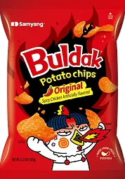 Чіпси Samyang Buldak Potato Chip Original 120г