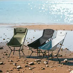 Стілець складаний ультралегкий Naturehike CNK2550JJ013 Yamami YL01, розмір L, алюміній, сірий - мініатюра 7