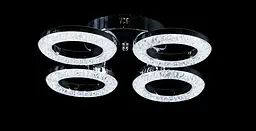 Люстра стельова LED Splendid Ray L2723/4, 4 лампи, діаметр 48 см, хром, сучасний стиль з пультом регулювання світла - мініатюра 2
