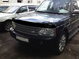 Дефлектор капоту мухобійка для LAND ROVER Range Rover 02-12, темний