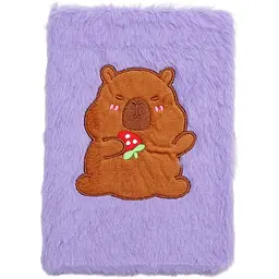 Блокнот А5 ZiBi Capybara 5 Kids Line плюшевий клітинка 80 аркушів (ZB.700019) - мініатюра 4